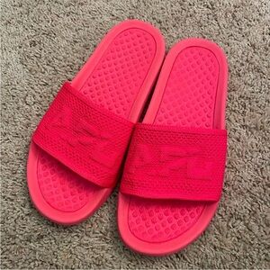 New APL Women's Techloom Pink Slides size 6